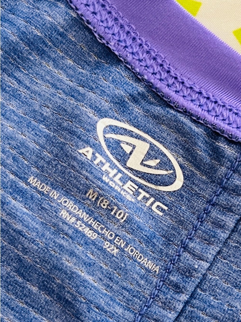 💙 Athletic Works Blue Knit Racerback Workout Tank | Medium - Picture 2 of 11